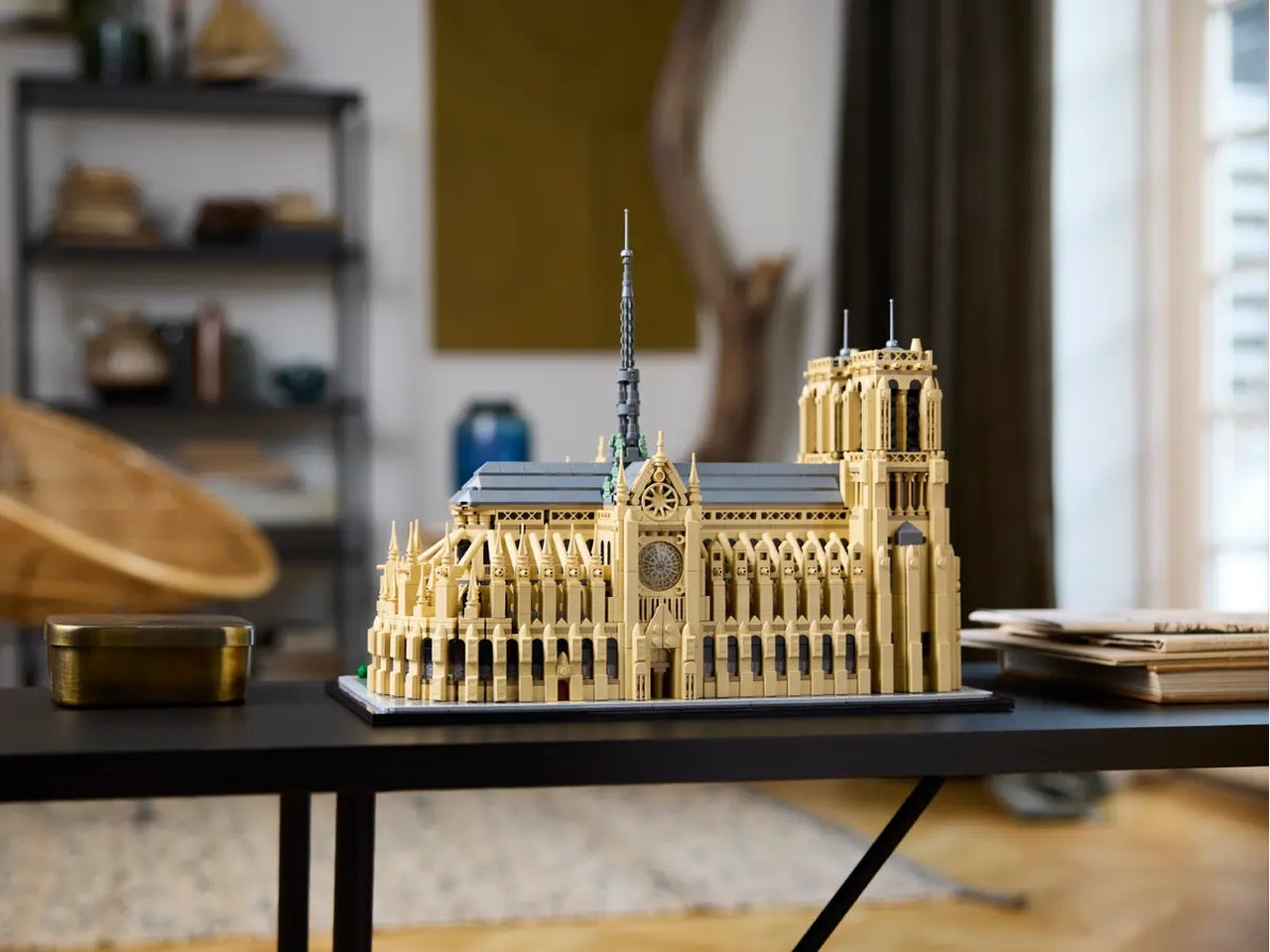 Lego architecture Notre Dame de Paris, scatola da 4383 pezzi, 18+ anni 21061