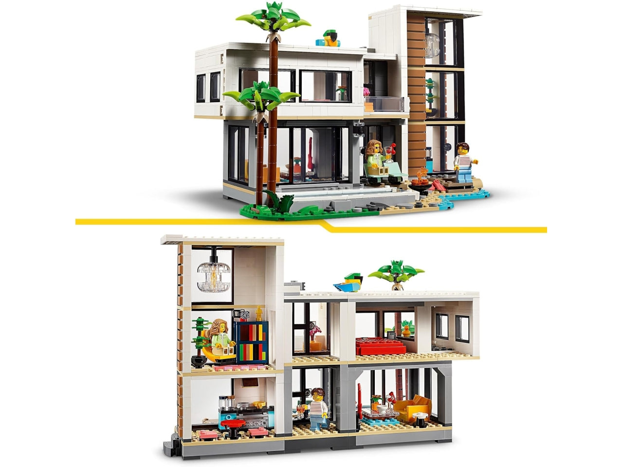 Lego Creator casa moderna, set costruzioni in scatola da 939 pezzi, 9+ anni 31153