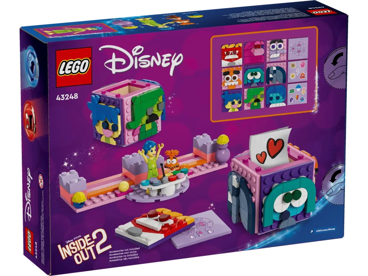 Lego Disney Pixar Inside Out 2, set di costruzione in scatola da 394 pezzi per 9+ anni 43248