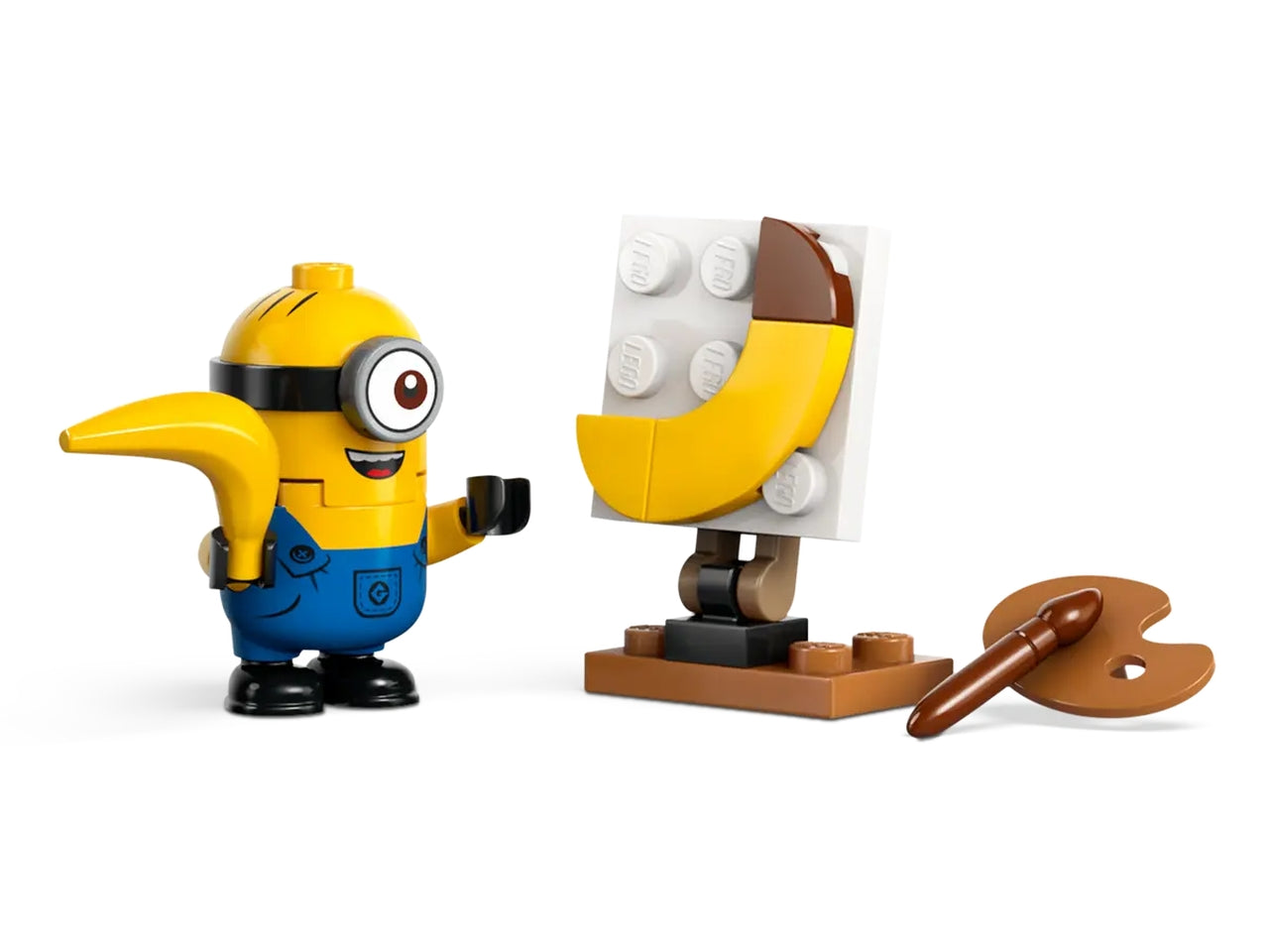 Lego Minions e l' auto Banana in scatola con 136 pezzi per bambini di 6+ anni, 75580