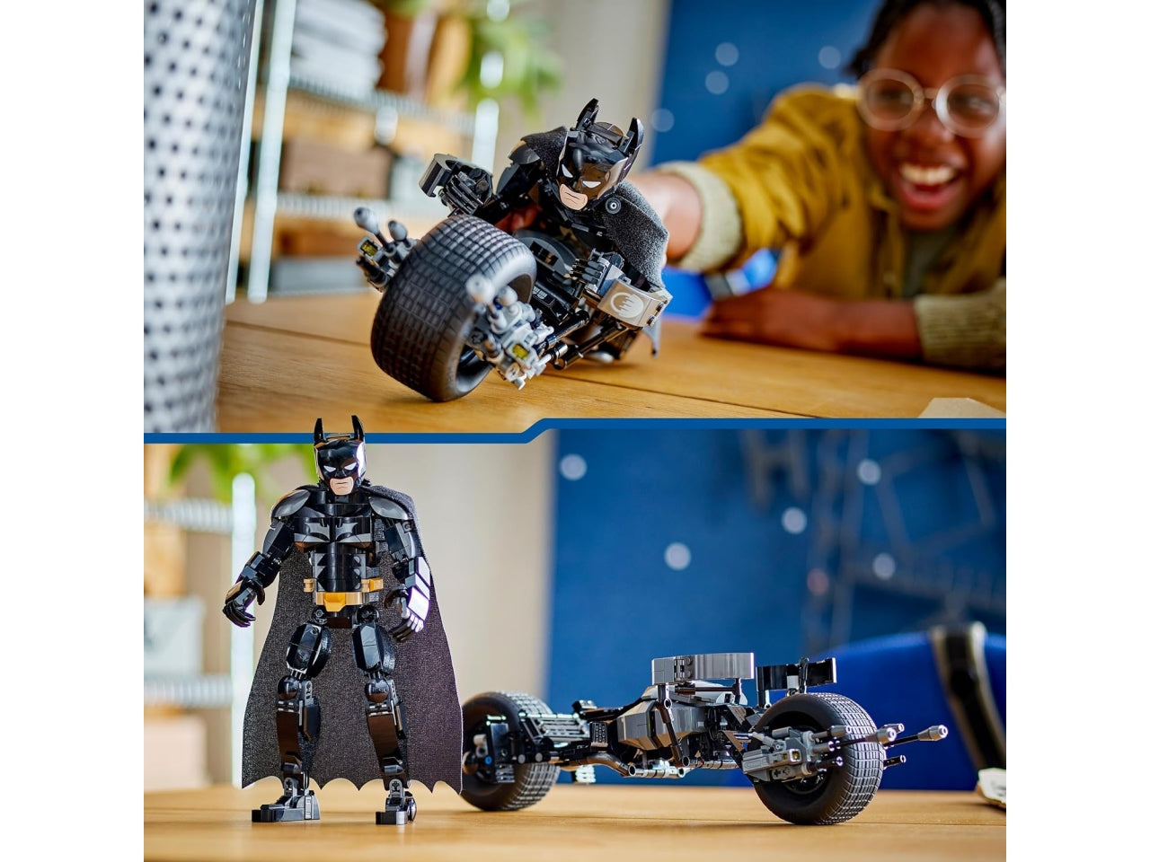 Lego Super Heroes Batman con Bat-Pod, personaggio costruibile
in scatola da 713 pezzi, per ragazzi 12+ anni 76273