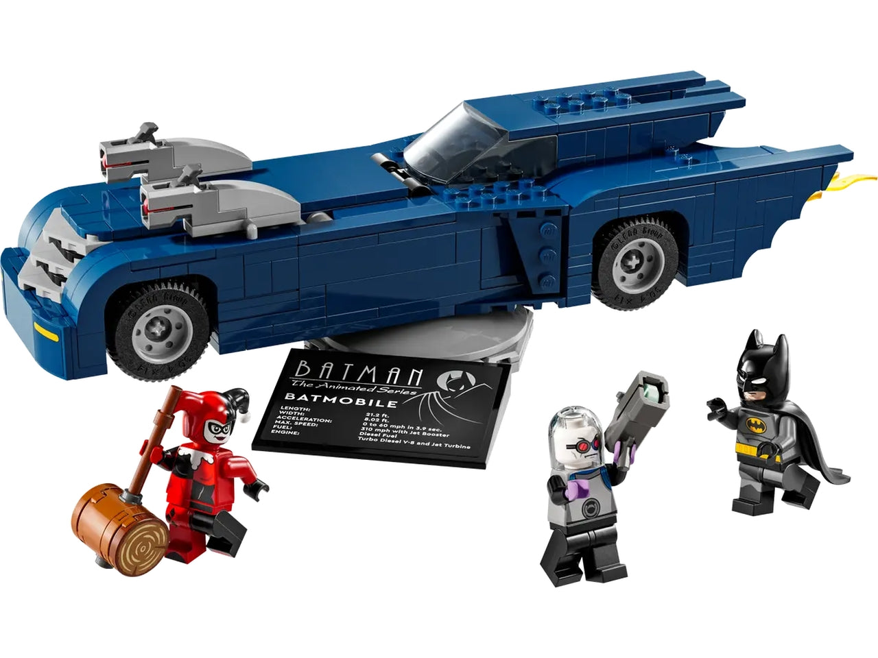 Lego Super Heroes Batman con Batmobile contro Harley Quinn e Mr. Freeze, set di costruzioni in scatola da 435 pezzi, per ragazzi 8+ anni 76274