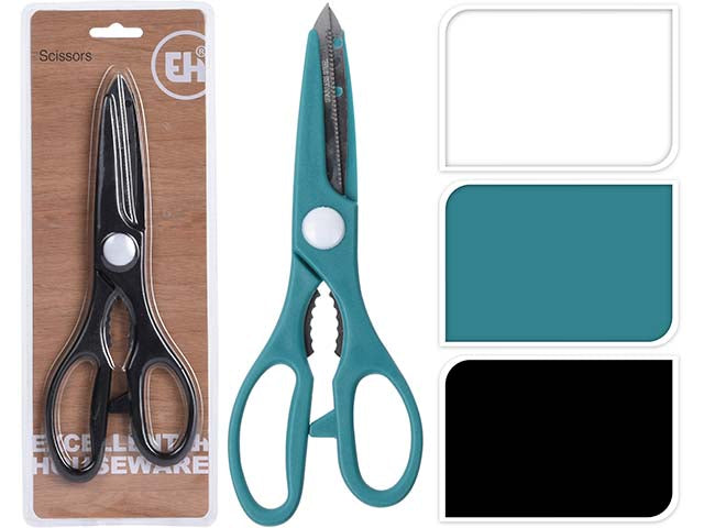 Forbici multiuso 21 cm in 3 colori assortiti