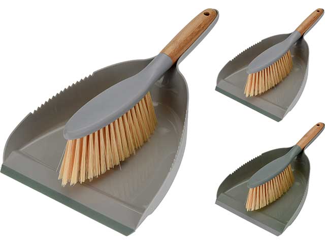 Paletta+scopino c/manico in bamboo 123000040