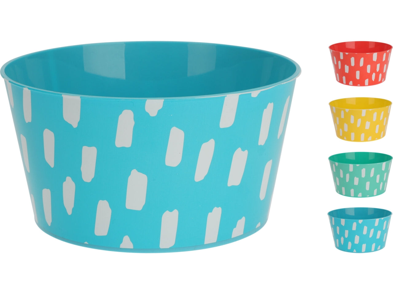 Ciotola da cucina in plastica 750ml, 4 colori assortiti - 7x14 cm -  koopman