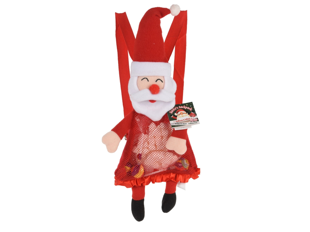 Zaino di babbo natale pieno