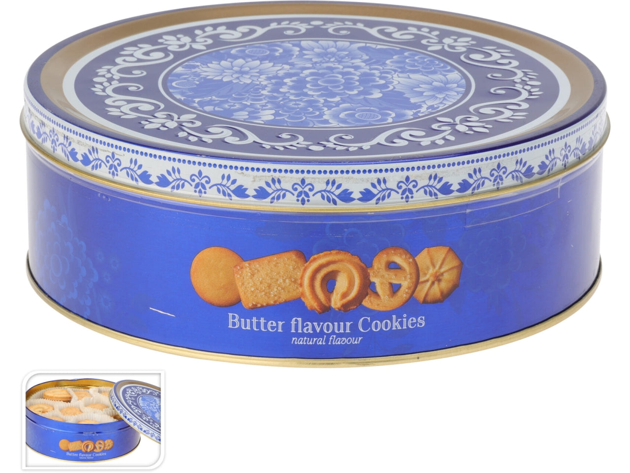 Scatola in latta biscotti burro 400gr