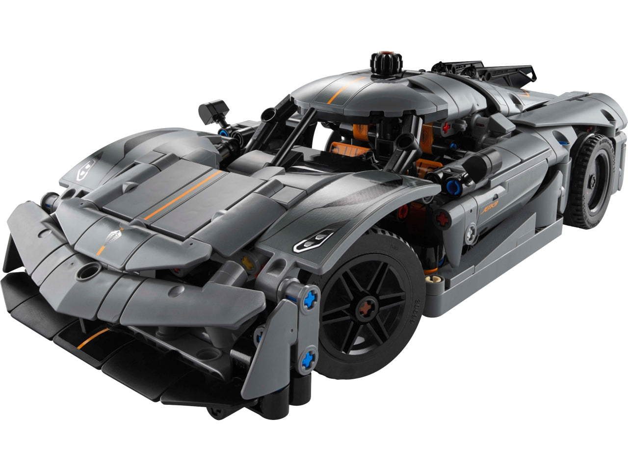 LEGO Technic - Hypercar Koenigsegg Jesko Absolut Grigia, Modellino di Auto da Costruire, Macchina Giocattolo per Bambini e Bambine da 10 Anni, Idea Regalo per Fan delle Supercar e dei Veicoli 42173