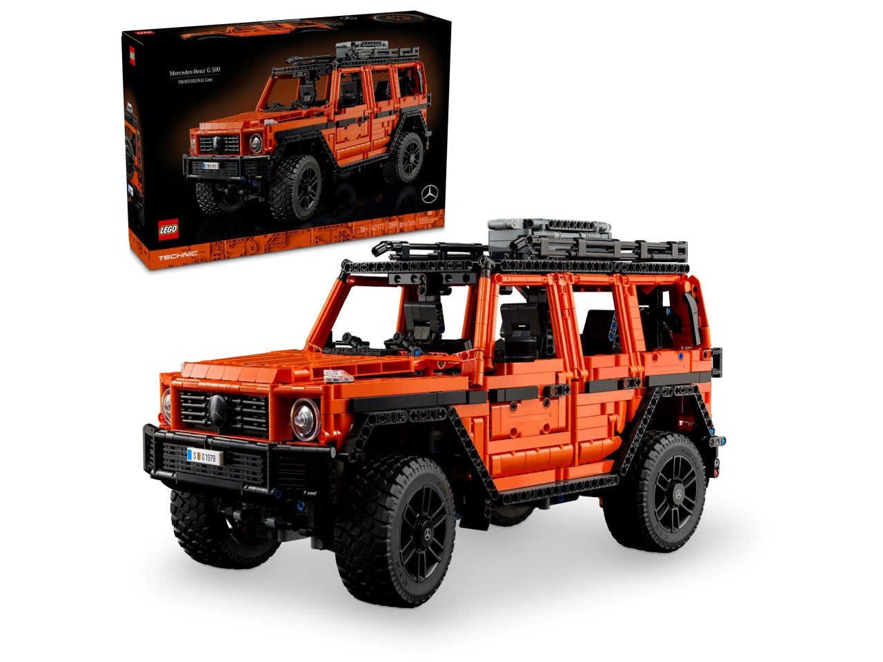 LEGO Technic - Mercedes-Benz G 500 PROFESSIONAL Line, Modellino di Auto Fuoristrada da Costruire per Adulti, Veicolo 4X4 Classe G da Esposizione Ricco di Dettagli, Regalo Collezione per Lui o Lei 42177