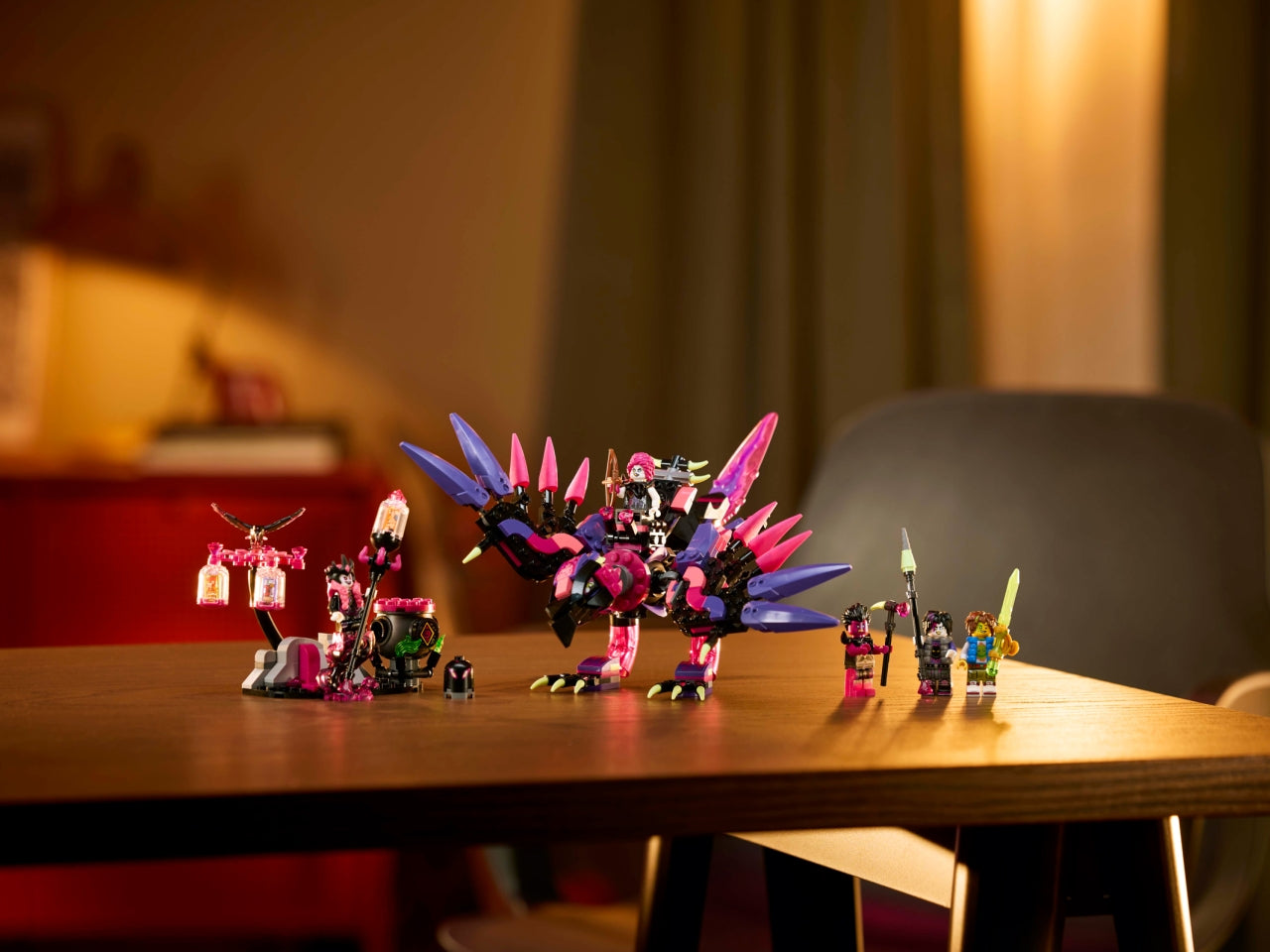 LEGOÂ® DREAMZzz - Collezione libera lâimmaginazione e consente ai giovani sognatori di scegliere le proprie avventure mentre costruiscono creature e veicoli fantastici Le creature da incubo della Mai-Strega per i bambini dai 9 anni in su 71483