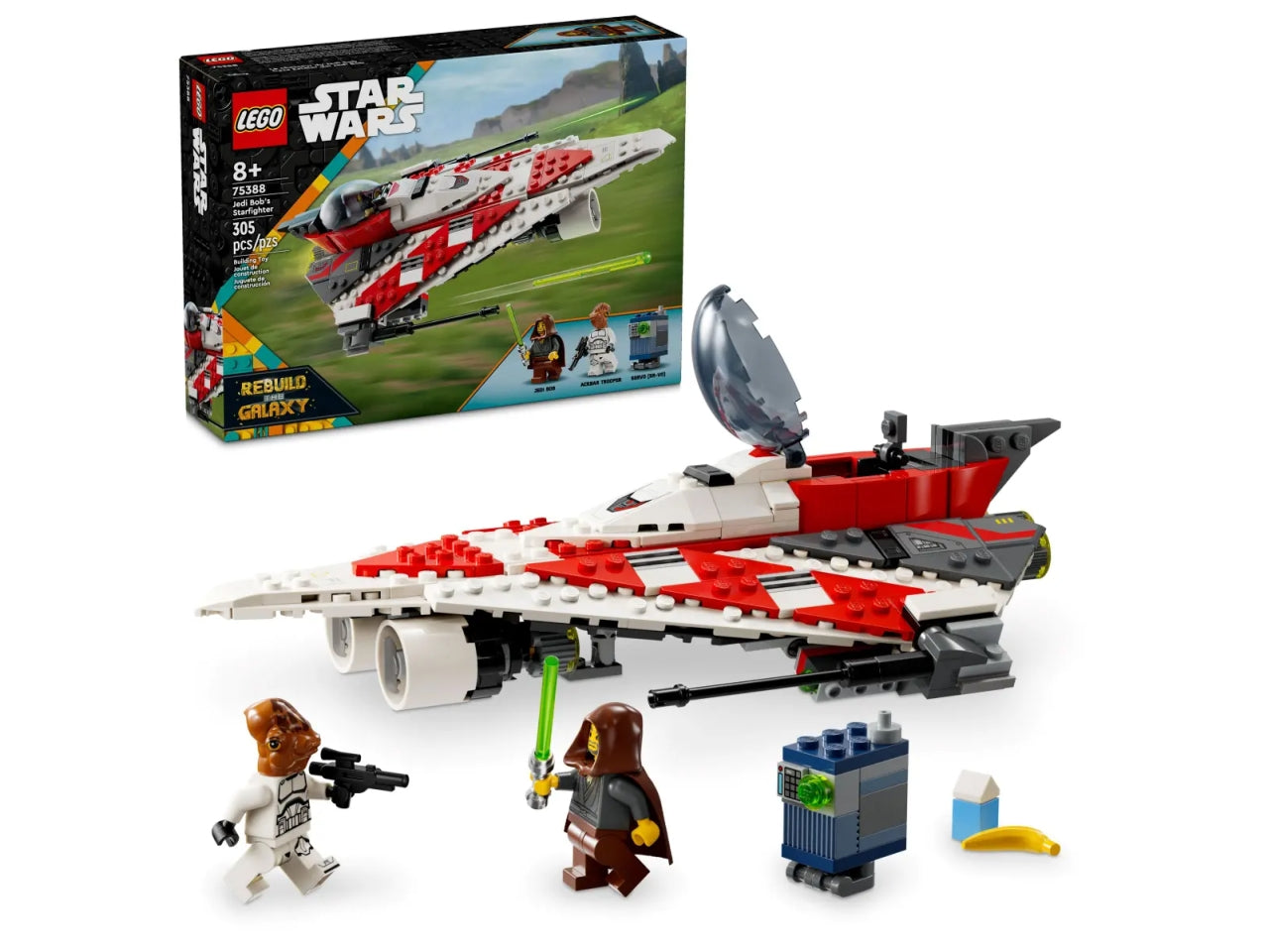 LEGO Star Wars TBD-LSW-IP-17-2024 per bambini da 8 anni in su - Multicolor, 305 Pezzi 75388