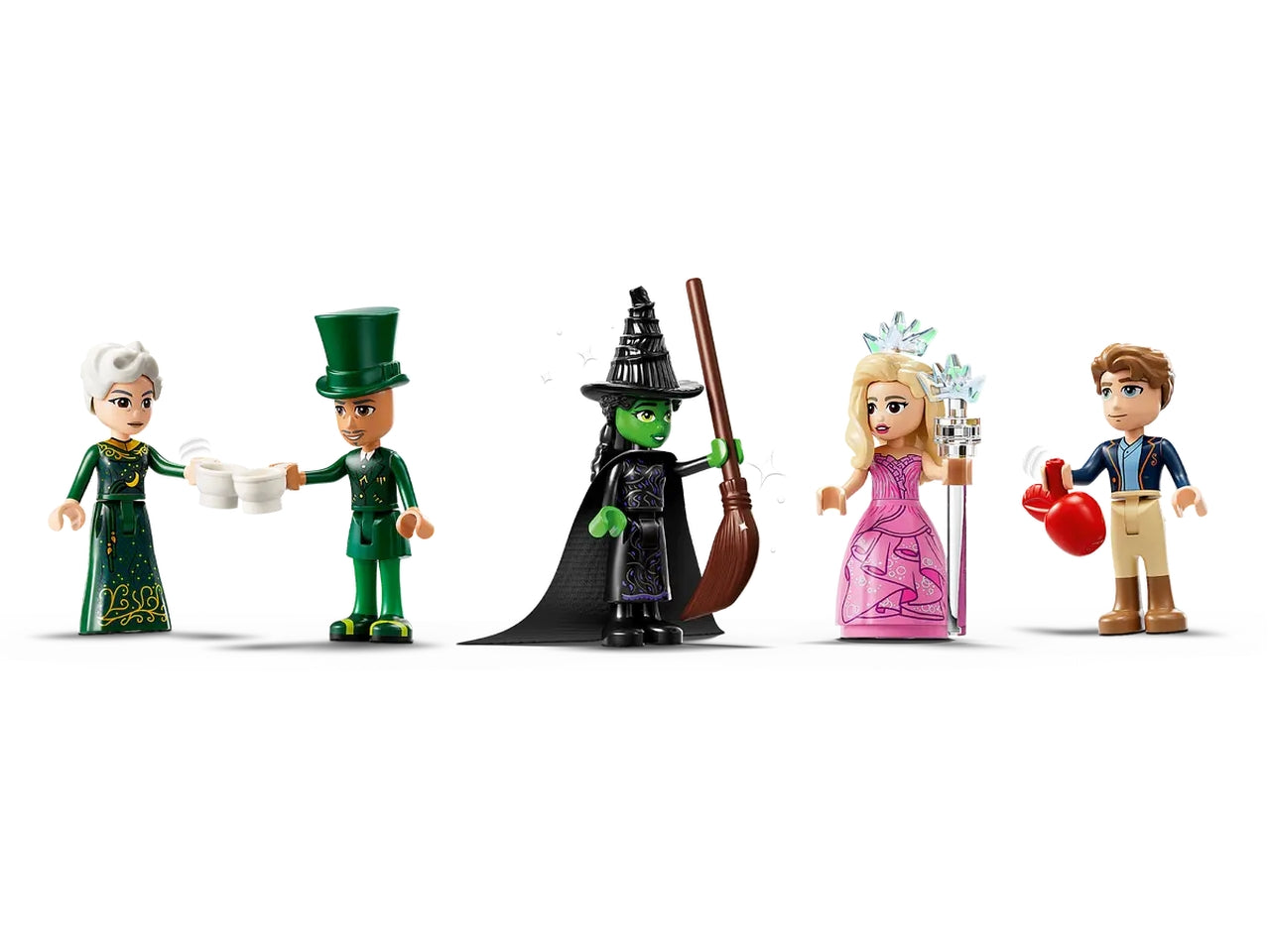 LEGO Wicked Benvenuti nella CittÃ  di Smeraldo, Gioco da Collezione per Bambine e Bambini da 9 Anni con Torre Giocattolo da Costruire e 5 Personaggi del Film tra cui Glinda e Elphaba, Idea Regalo 75684