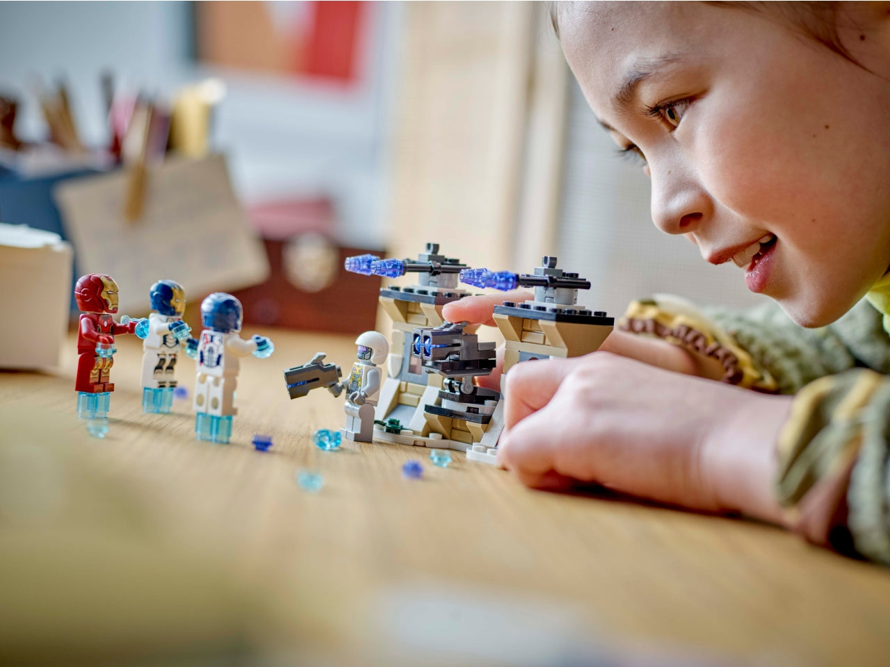 LEGO Marvel - Giocattolo di Iron Man costruibile: metti lâazione di Avengers: Age of Ultron dei Marvel Studios nelle mani dei bambini con il set Iron Man e Legione di ferro vs. Soldato Hydra per i bambini e le bambine dai 6 anni in su 76288