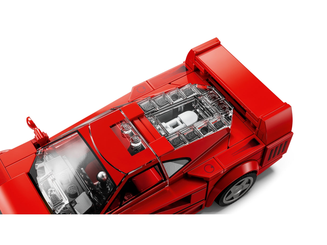 LEGO Speed Champions - Auto giocattolo Ferrari per bambini: veicolo costruibile della Supercar Ferrari F40 per i bambini e le bambine dai 9 anni in su, nostalgici amanti delle auto e fan della Ferrari 76934