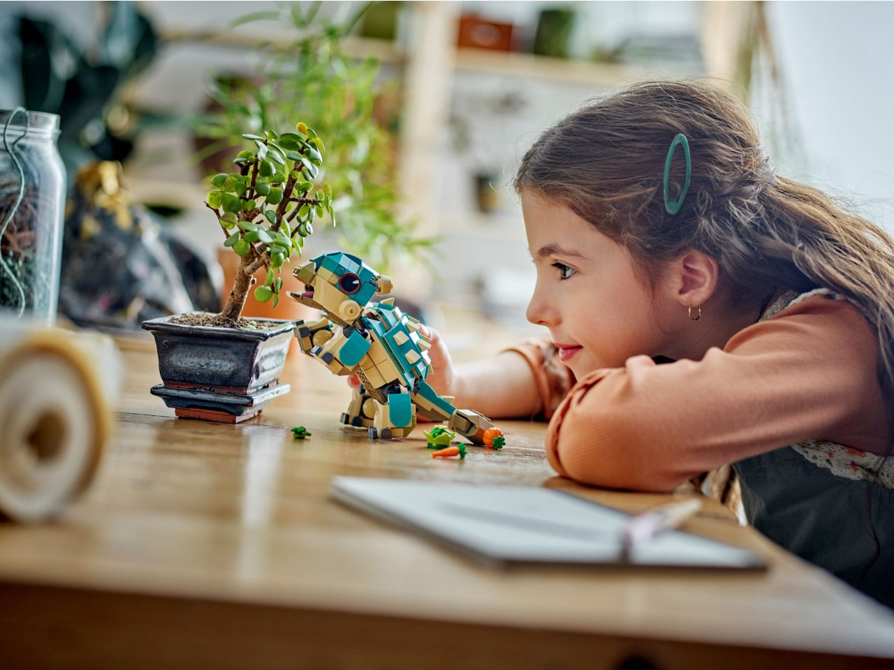 LEGO Jurassic World - Anchilosauro giocattolo: ispira la passione per le avventure legate ai dinosauri nei bambini dai 7 anni in su con il set Baby Bumpy 76962