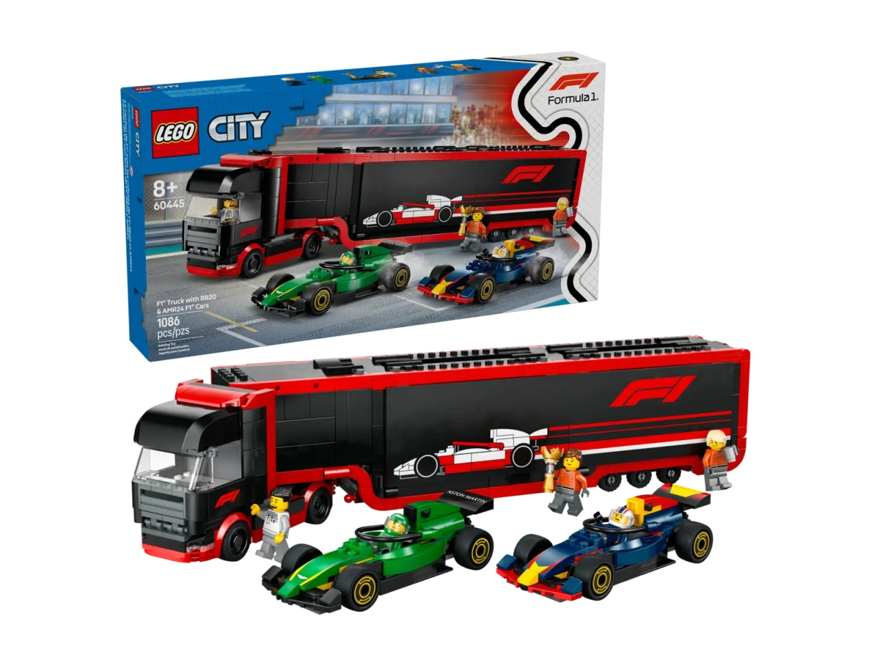 Lego City Formula 1086 pezzi per etÃ  8+ 60445