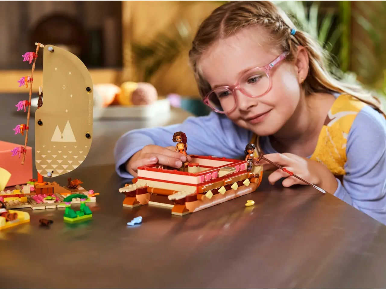 Lego Disney princess la canoa di vaiana 529 pezzi per etÃ  6+ 43270