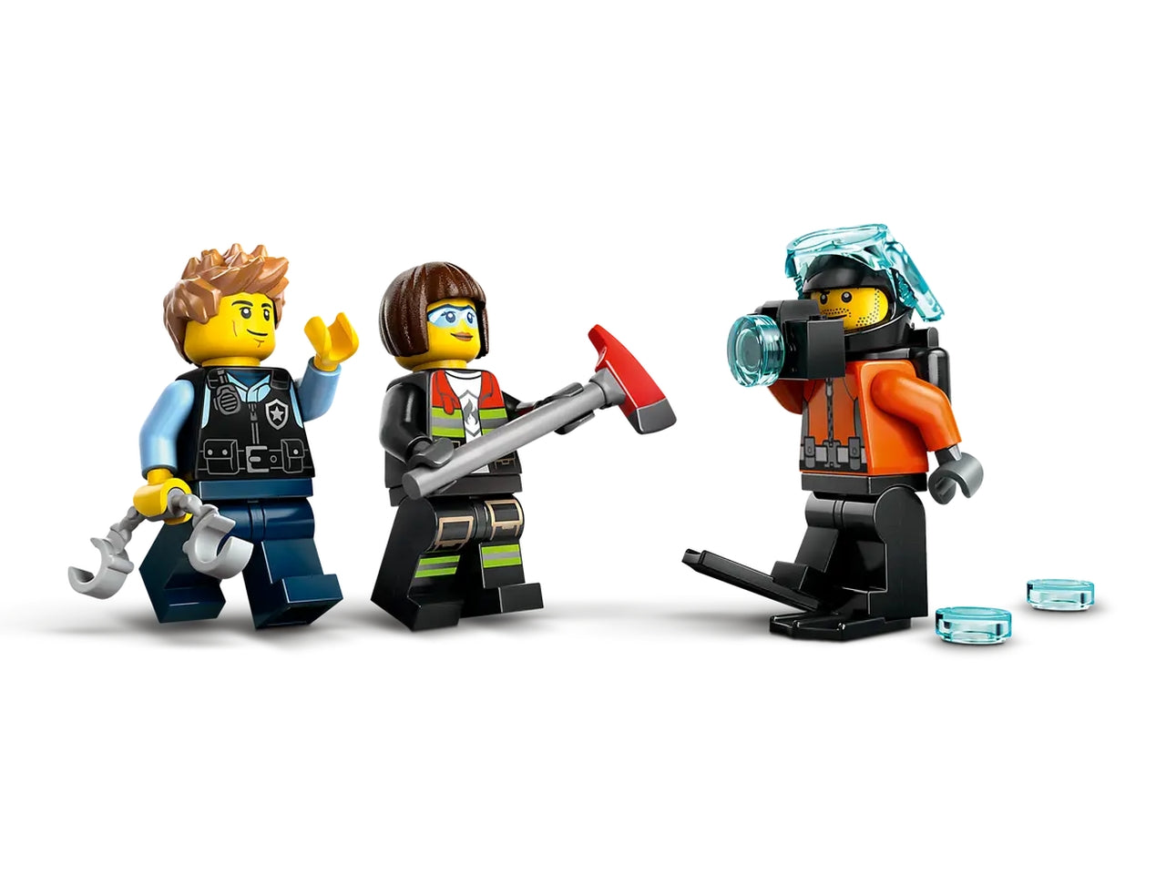 Lego City great vehicles elicottero, autopompa e sottomarino 874 pezzi per etÃ  7+ 60462