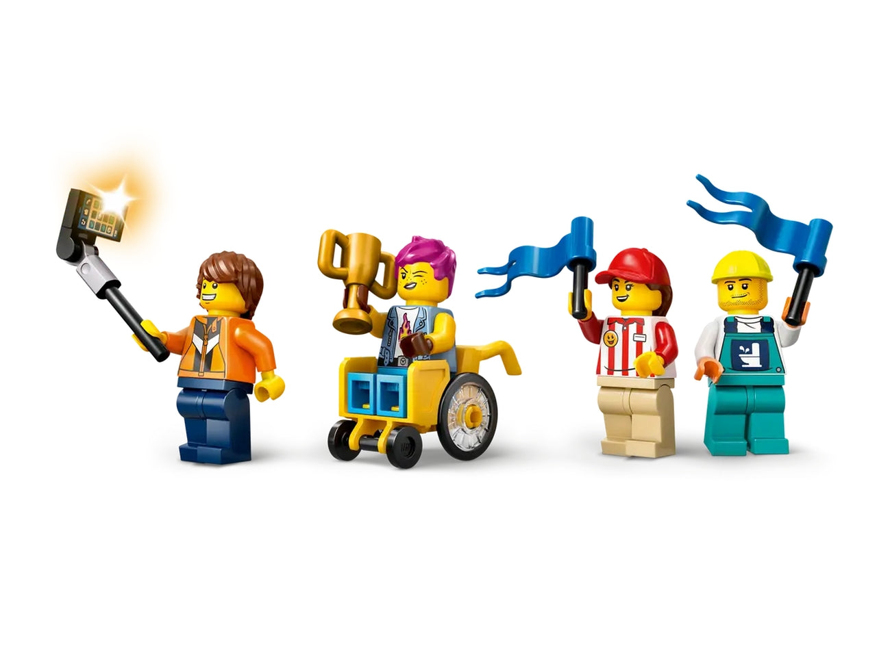 Lego City great vehicles nessun limite: gara sulla pista a rampe 436 pezzi per etÃ  6+ 60460