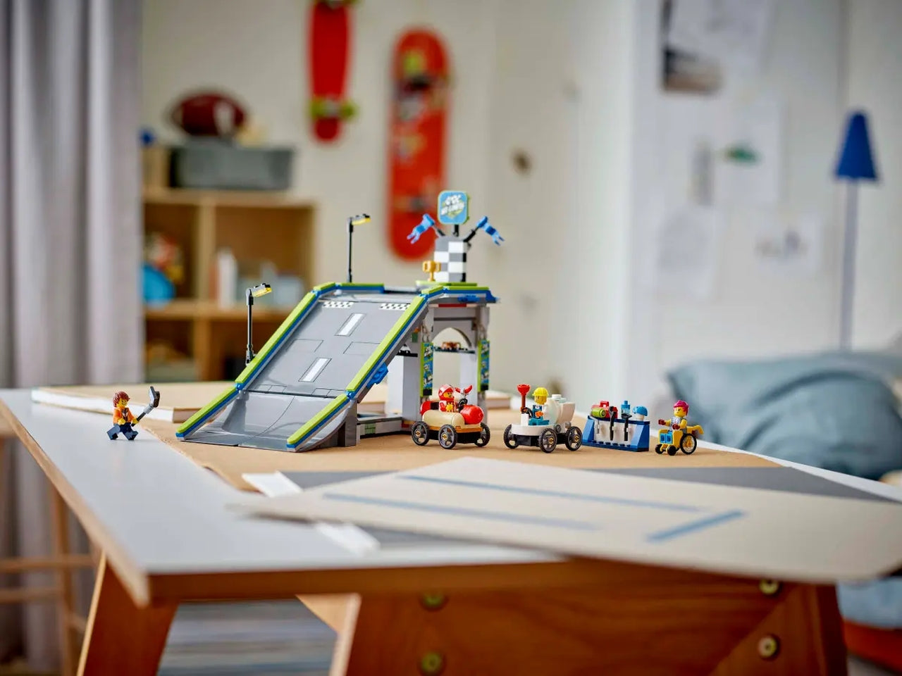 Lego City great vehicles nessun limite: gara sulla pista a rampe 436 pezzi per etÃ  6+ 60460