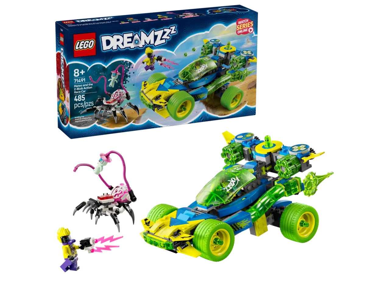 Lego Dreamzzz il fuoristrada da corsa di mateo e z-blob 485 pezzi per etÃ  8+ 71491