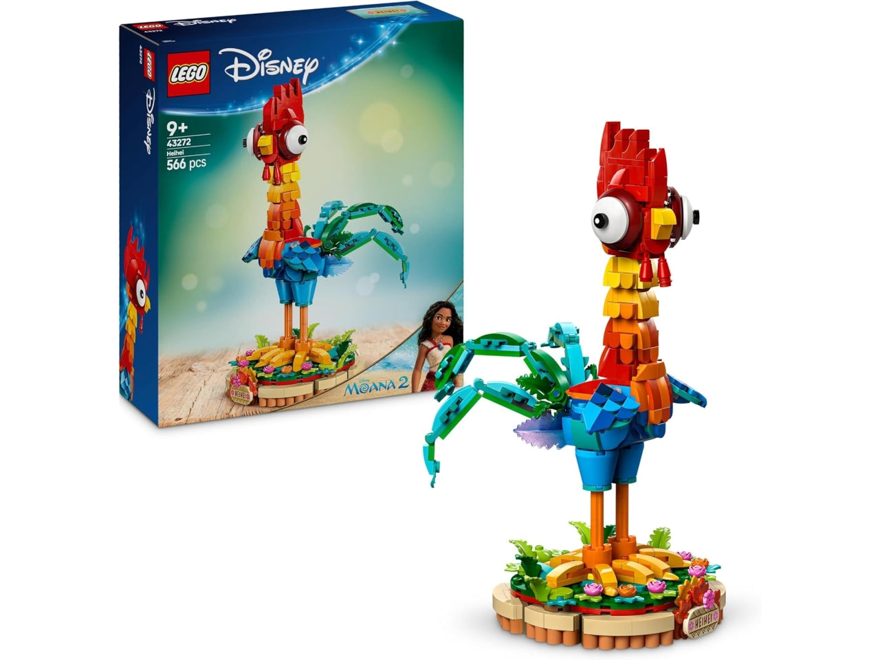 Lego Disney princess personaggio da esposizione di heihei 566 pezzi
per etÃ  9+ 43272