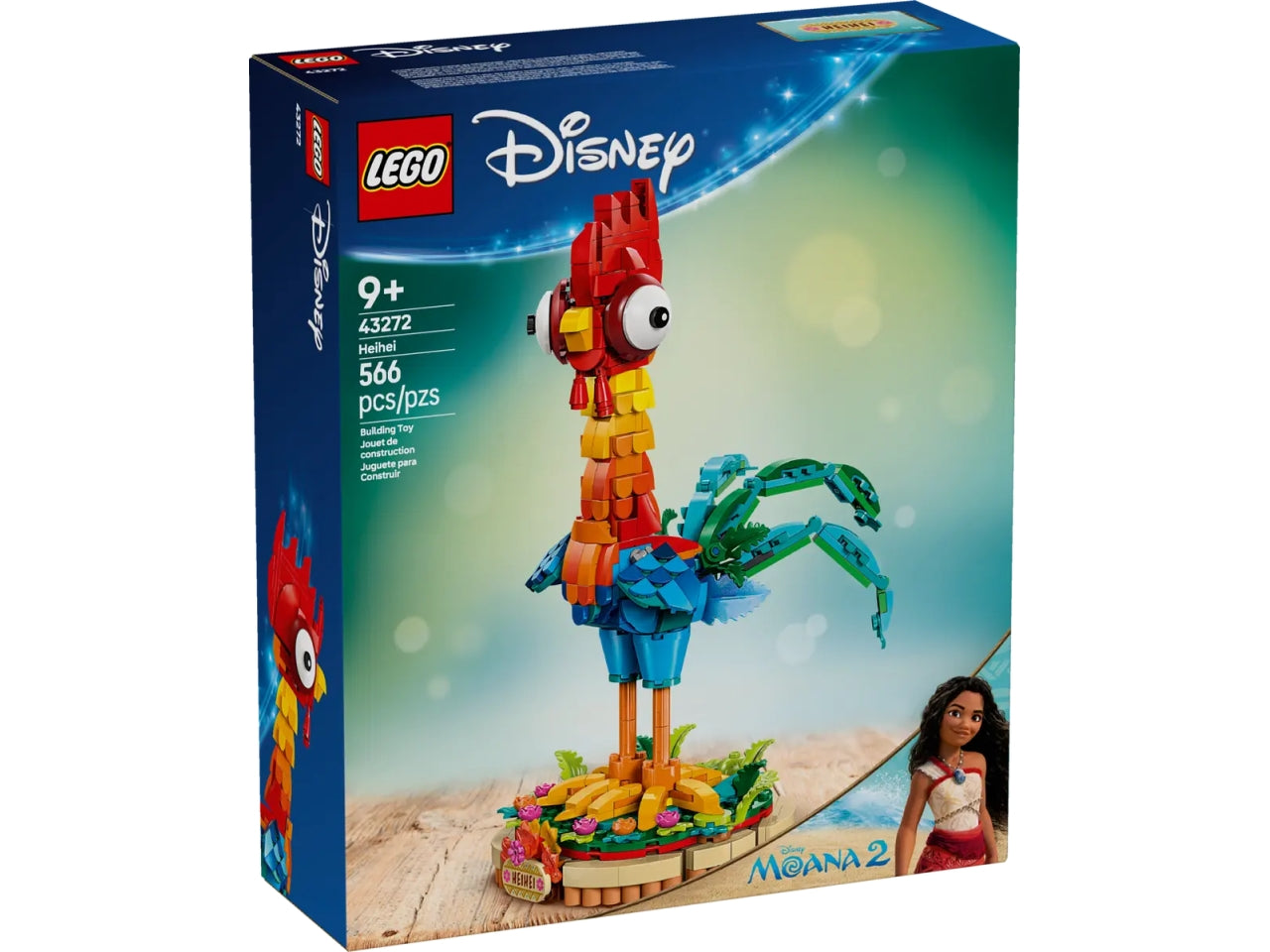 Lego Disney princess personaggio da esposizione di heihei 566 pezzi
per etÃ  9+ 43272