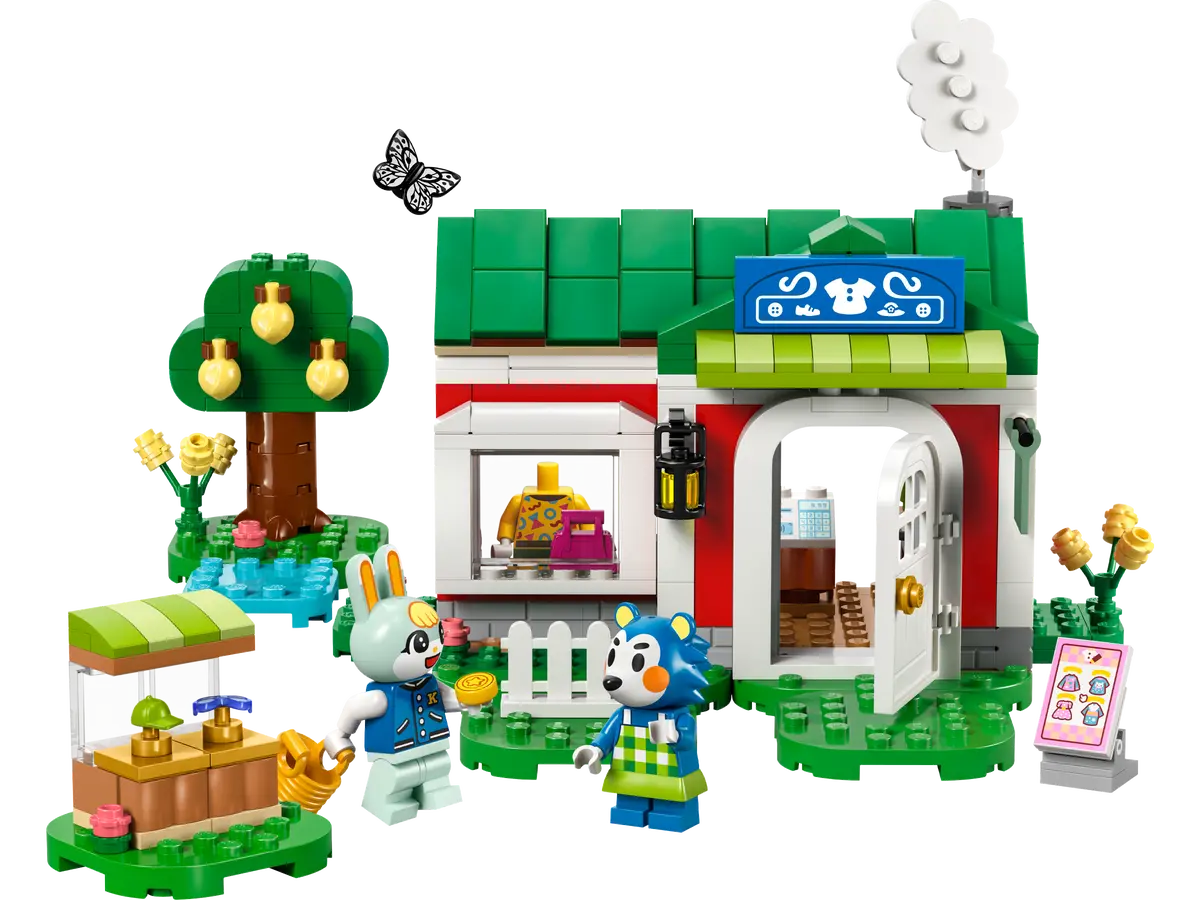 Lego Animal crossing la sartoria delle sorelle ago e filo 322 pezzi per etÃ  6+ 77055