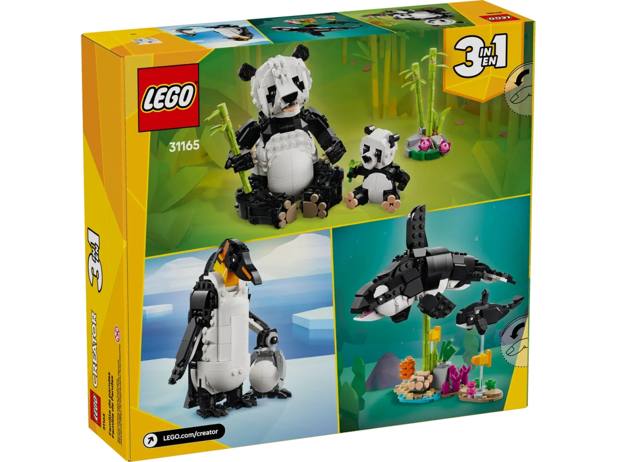 Lego Creator famiglie di animali: panda 626 pezzi per etÃ  8+ 31165