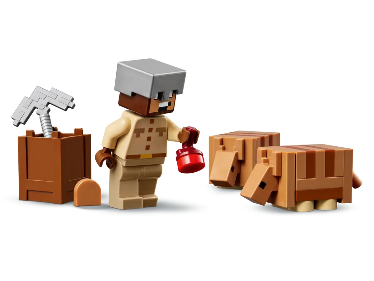 Lego Minecraft spedizione nella miniera dellâarmadillo 247 pezzi per etÃ  8+ 21269