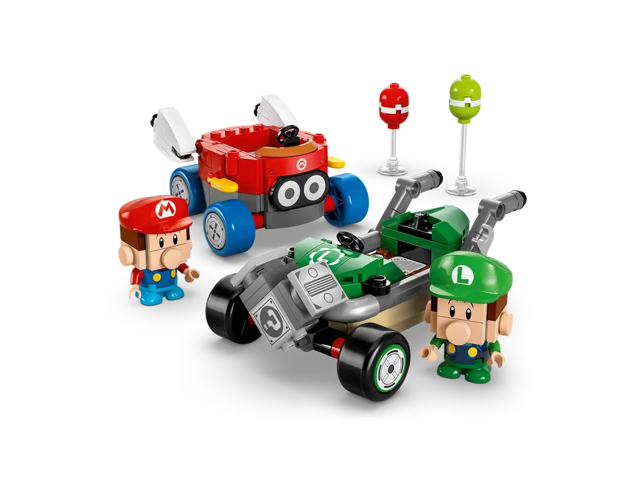 Lego Super Mario kart: baby mario vs baby luigi 321 pezzi per etÃ  8+ 72034