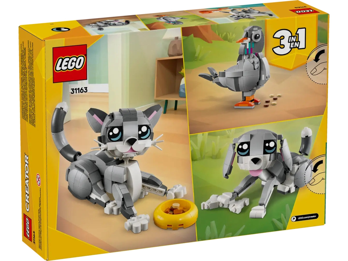 Lego Creator gatto giocoso 407 pezzi per etÃ  8+ 31163