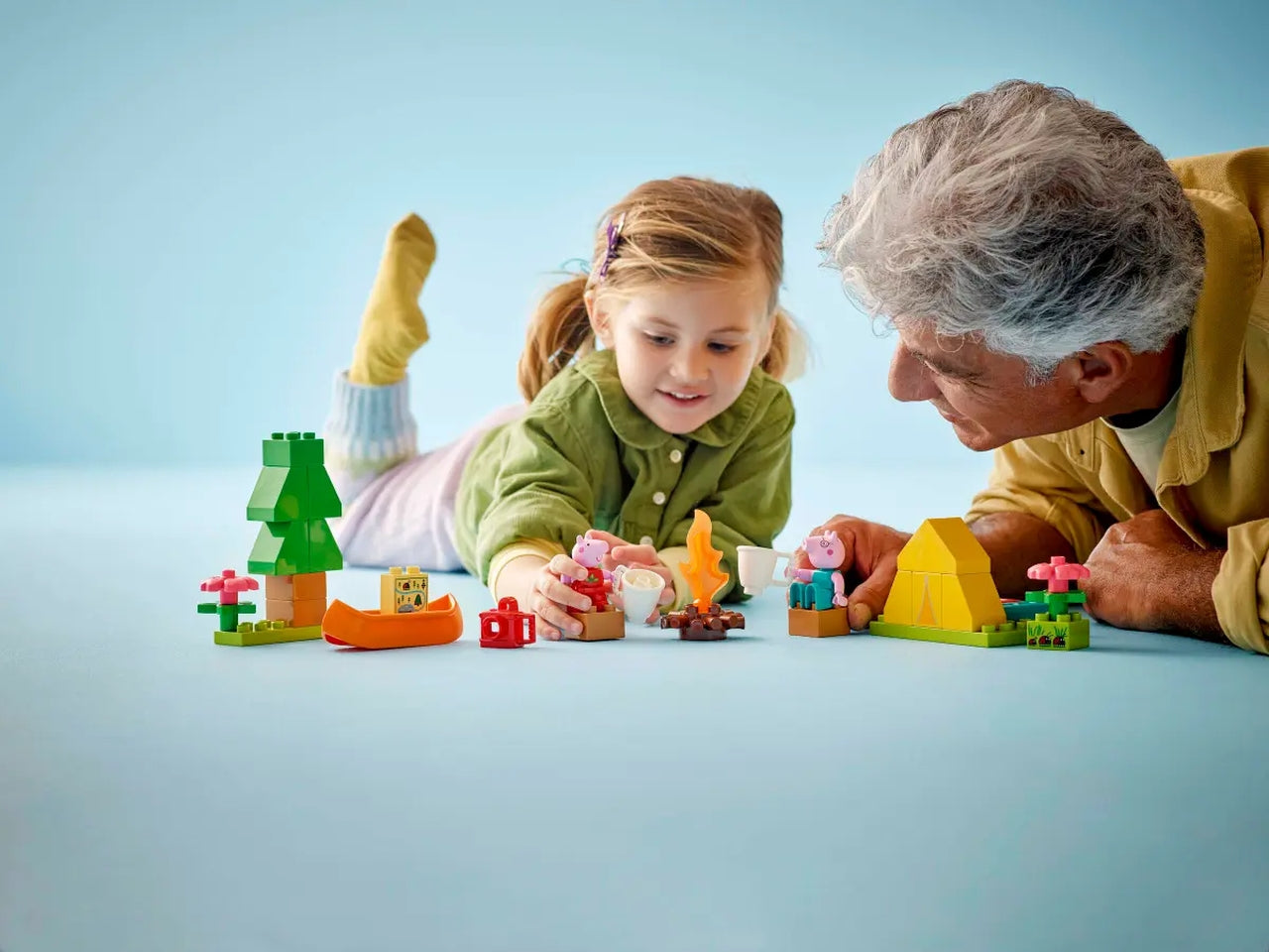 Lego Duplo peppa pig gita in campeggio 10452