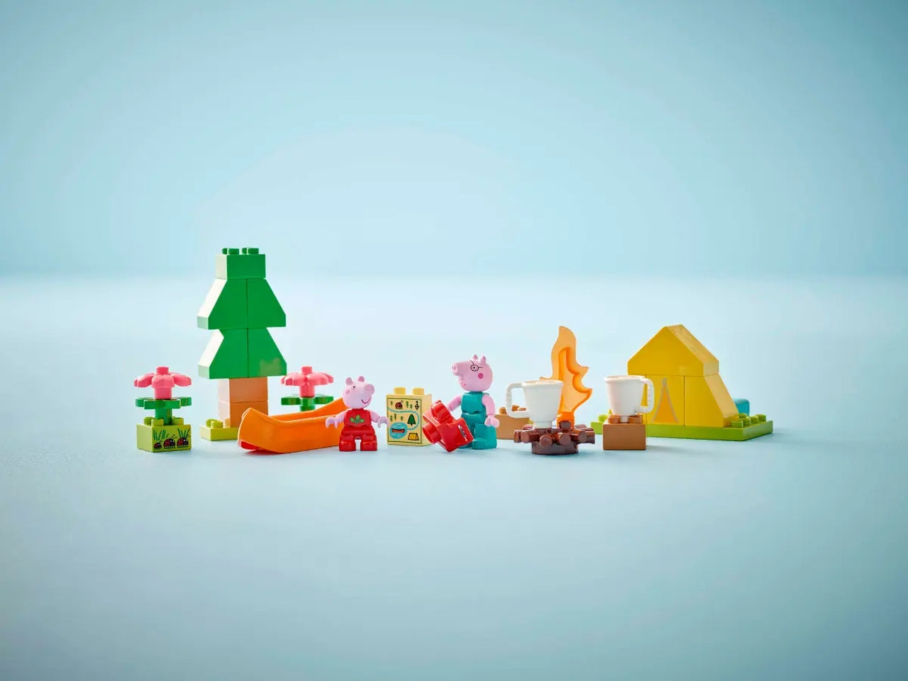 Lego Duplo peppa pig gita in campeggio 10452