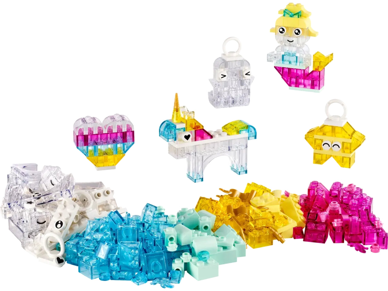 Lego Classic scatola magica trasparente 19 pezzi per etÃ  5+ 11040