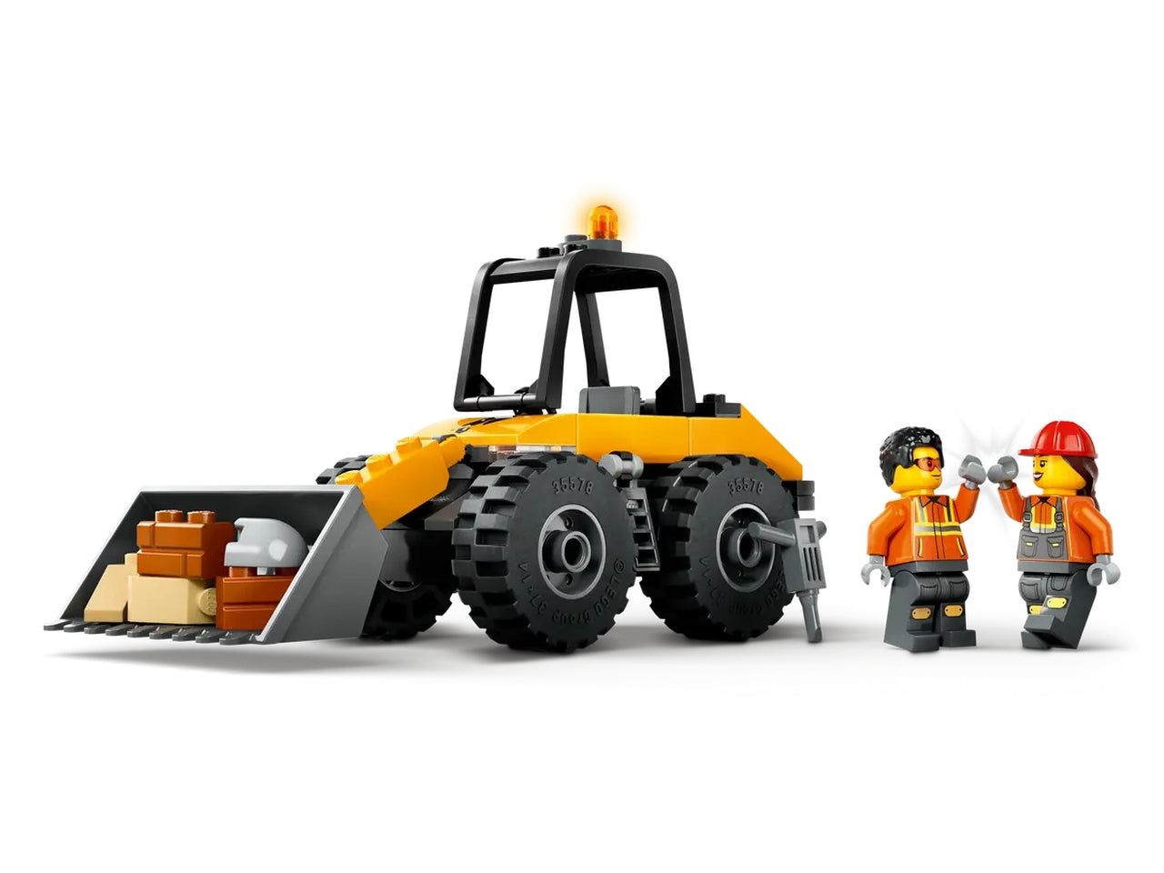 Lego City great vehicles pala gommata gialla 81 pezzi per etÃ  4+ 60450