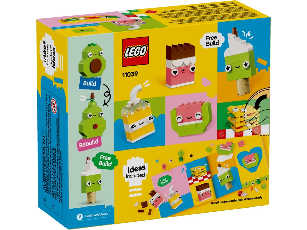 Lego Classic alimenti creativi 150 pezzi per etÃ  4+ 11039