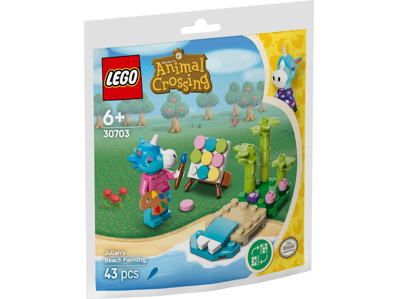 Lego Recruient bags giuliano dipinge sulla spiaggia 30703