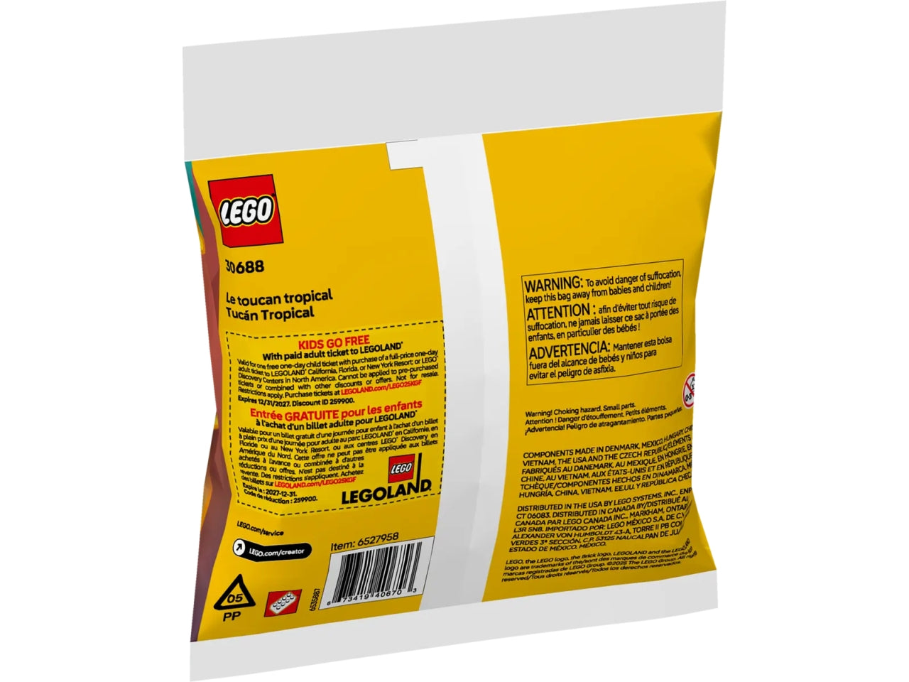 Lego Recruient bags tucano tropicale 30688