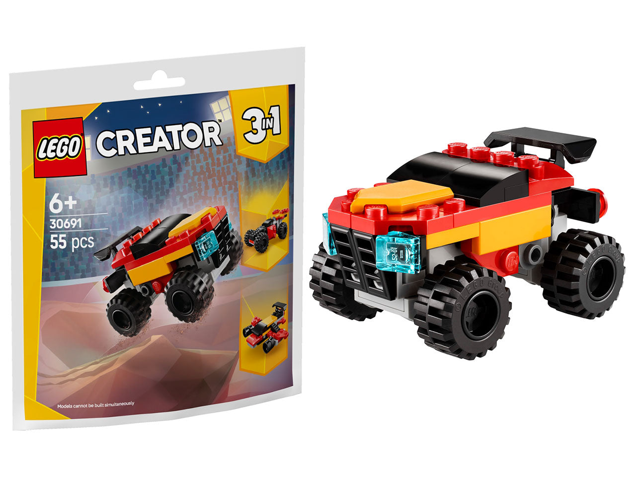 Lego Recruient bags mini-monster truck convertibile 30691