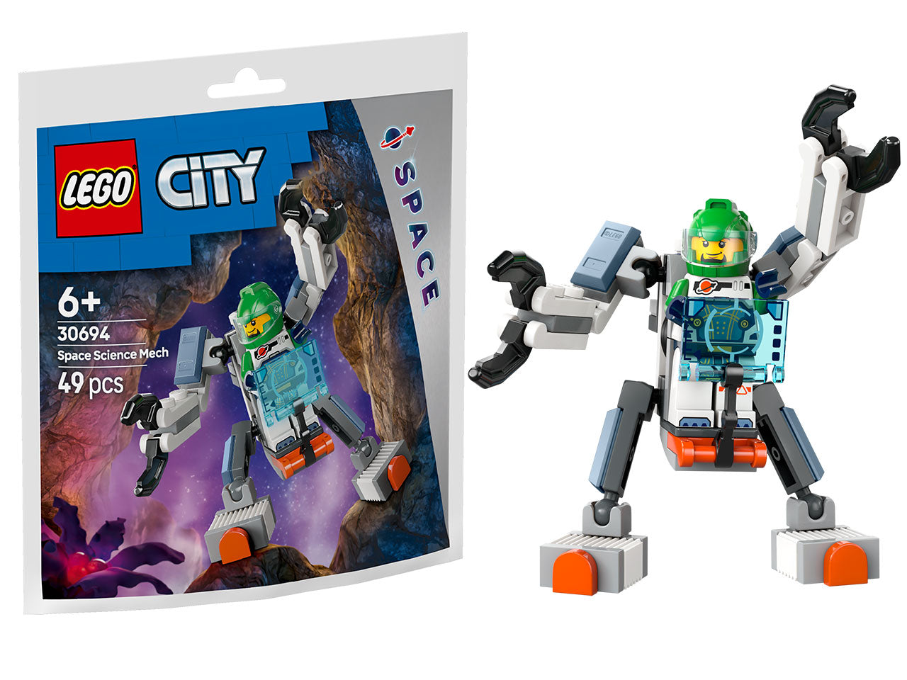 Lego Recruient bags mech scientifico spaziale 30694