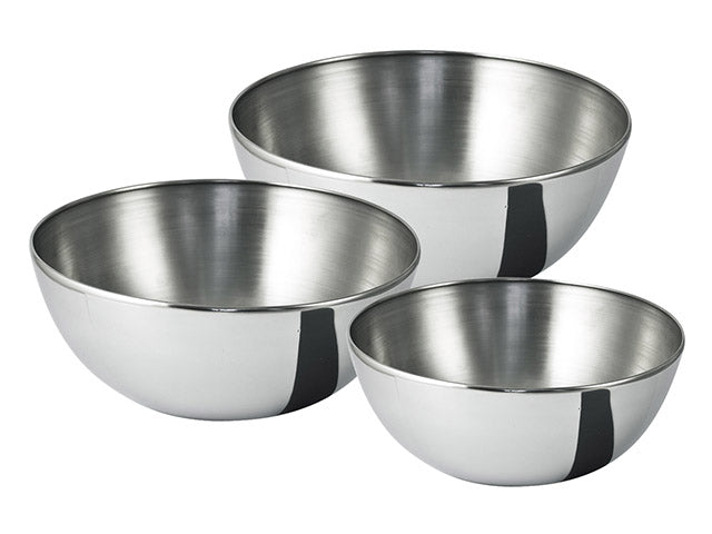 Ciotole Daily Plus set  3 pezzi 15/20/23cm con fascia inox