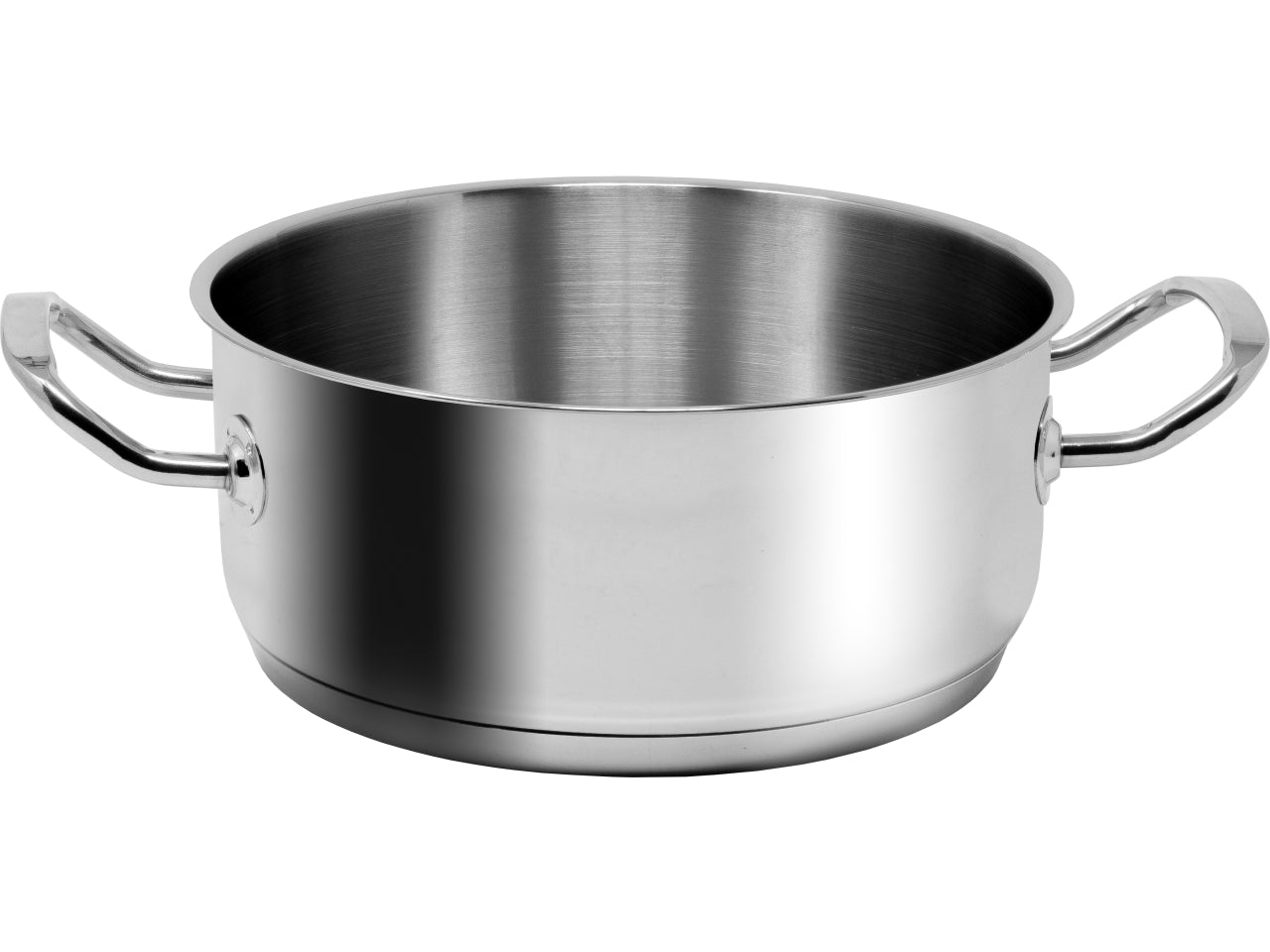 Casseruola musa con 2 manici d.16xh8cm 18/10