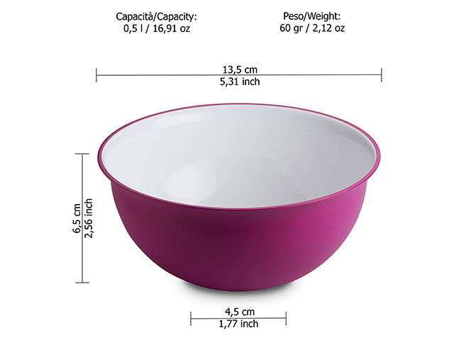 Ciotola bicolore 0,5lt s2000 fx