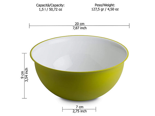 Ciotola bicolore 1,5lt s2005 vm