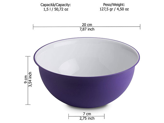 Ciotola bicolore 1,5lt s2005 vl