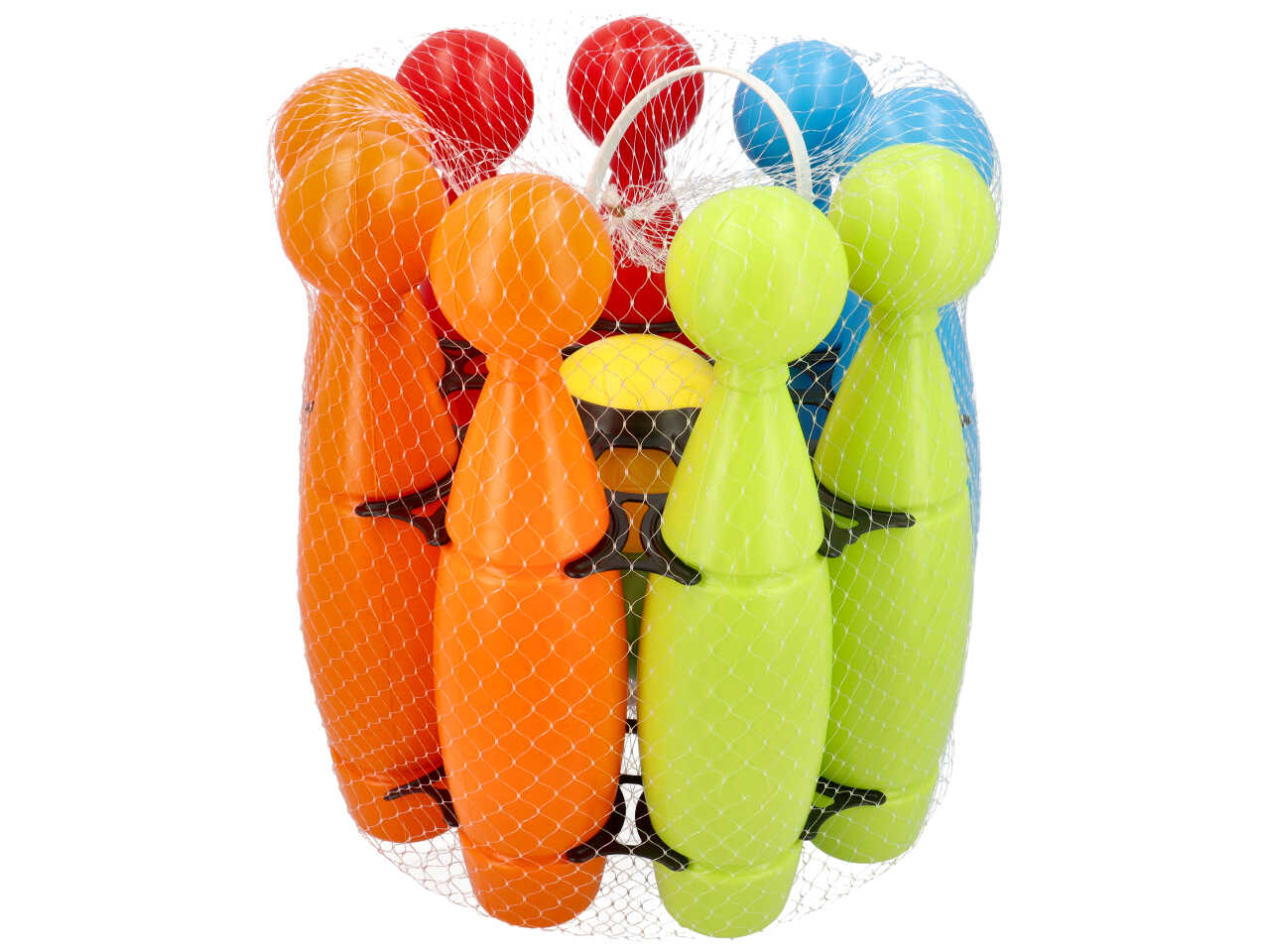 Birilli  9 pezzi da spiaggia in plastica - 28 cm - Adriatic