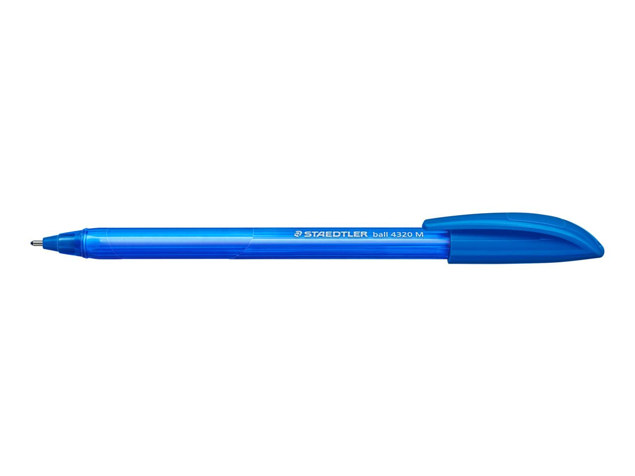 Penna a sfera ballpoint blu m , la confezione comprende 10 pezzi