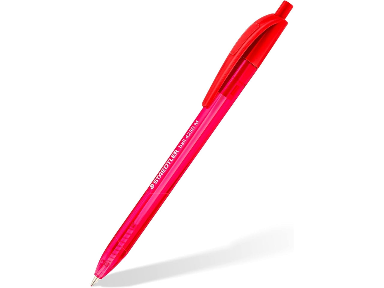 Staedtler penna colorata a sfera, a scatto, tratto m, set da 8 penne