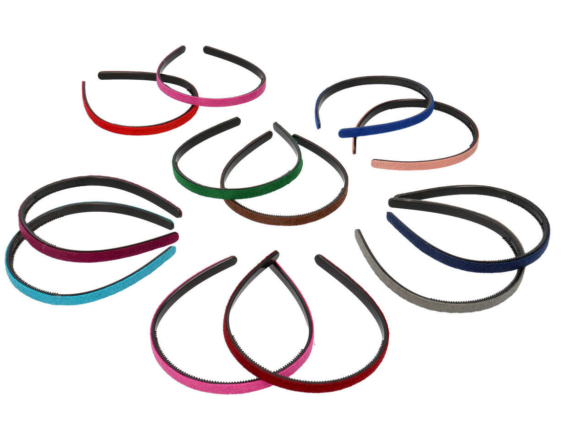 Cerchietto 1cm disponibile in colori assortiti ch702
